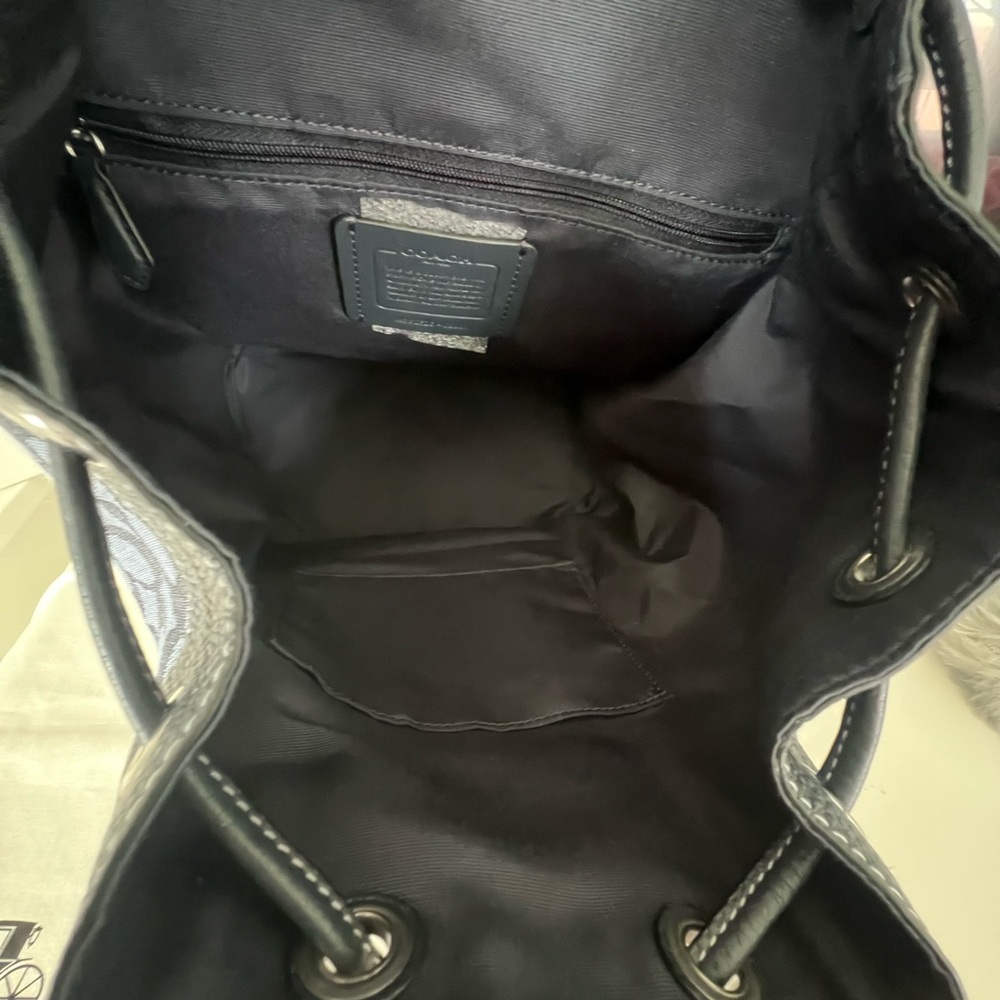 Dempsey Drawstring Backpack With Coach Patch And … - image 4